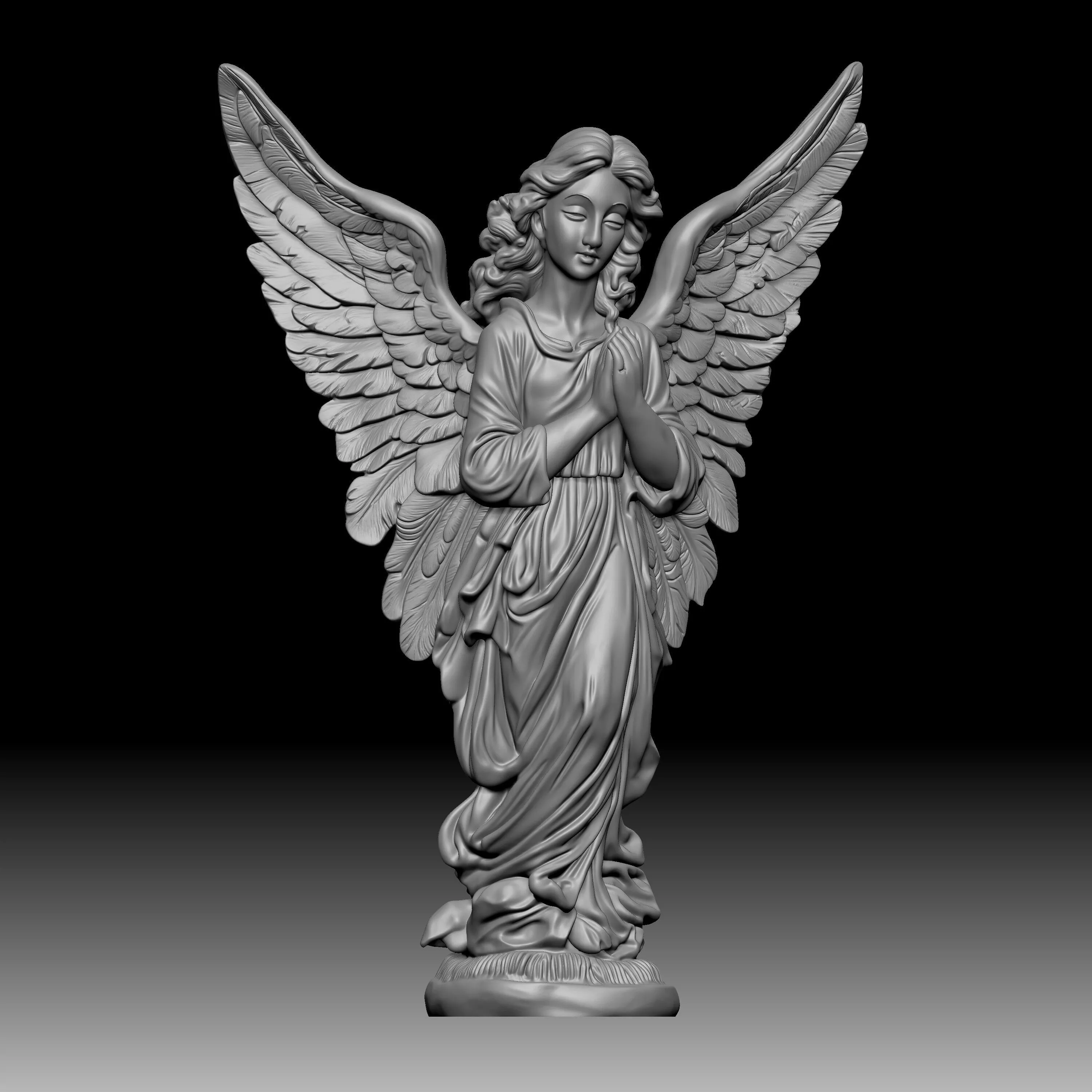 angel statue 3D print model