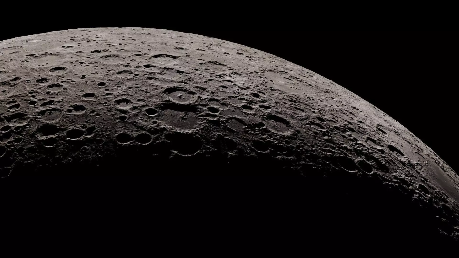 Moon 16K Photorealistic Low-poly 3D model_22