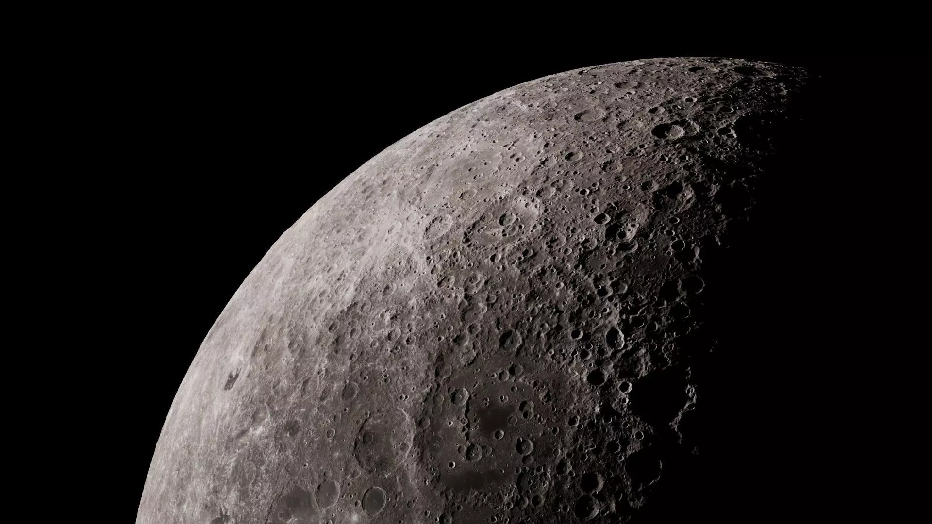 Moon 16K Photorealistic Low-poly 3D model_18