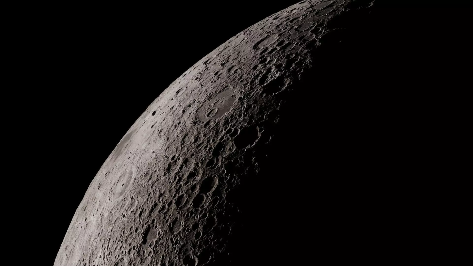 Moon 16K Photorealistic Low-poly 3D model_1