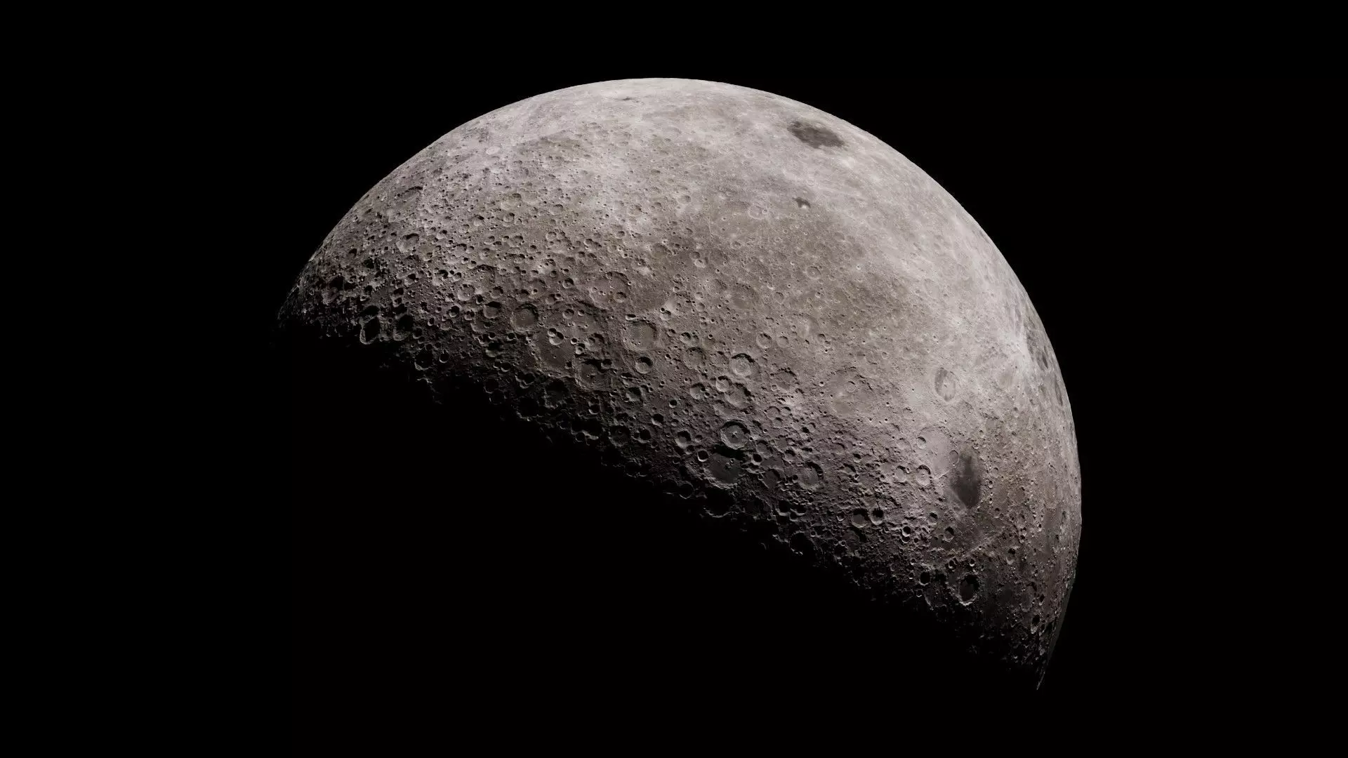 Moon 16K Photorealistic Low-poly 3D model_19