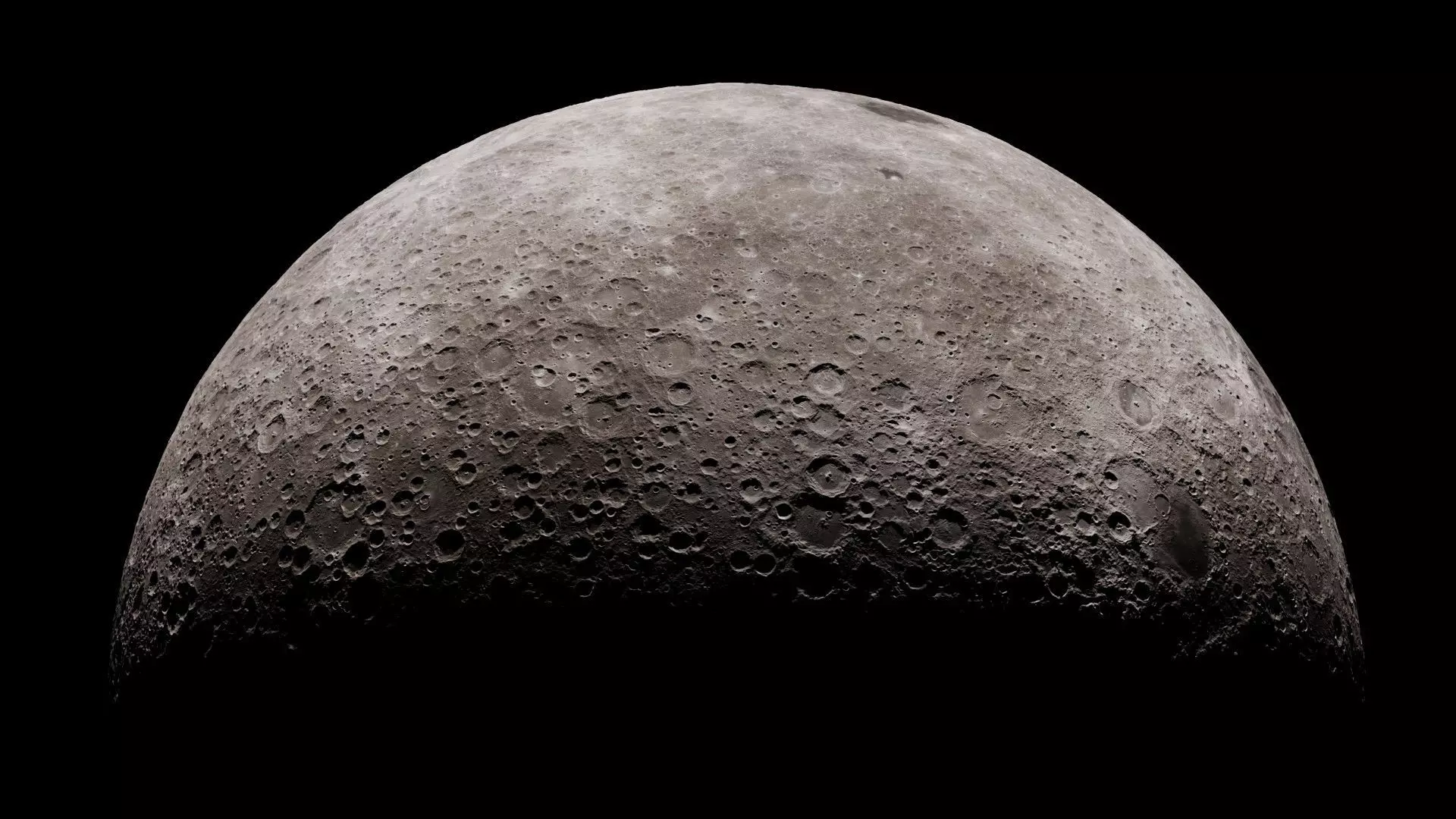 Moon 16K Photorealistic Low-poly 3D model_23