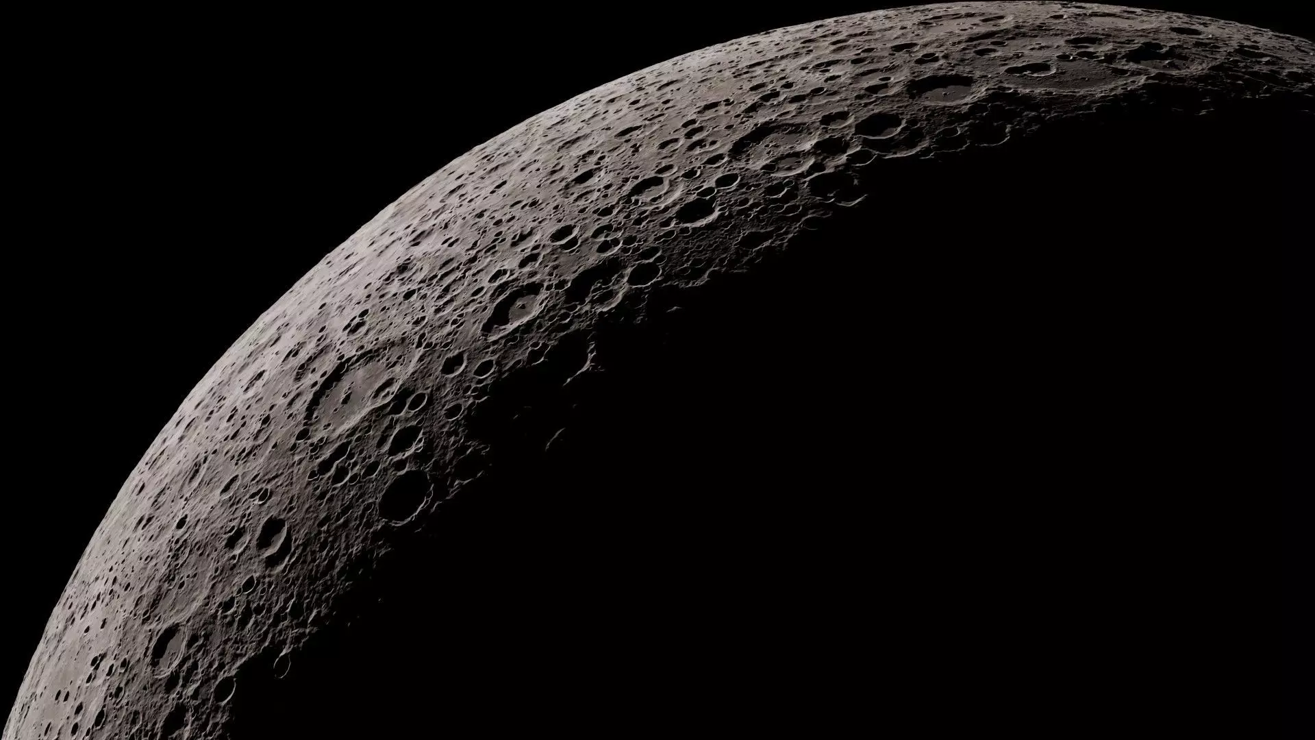 Moon 16K Photorealistic Low-poly 3D model_16