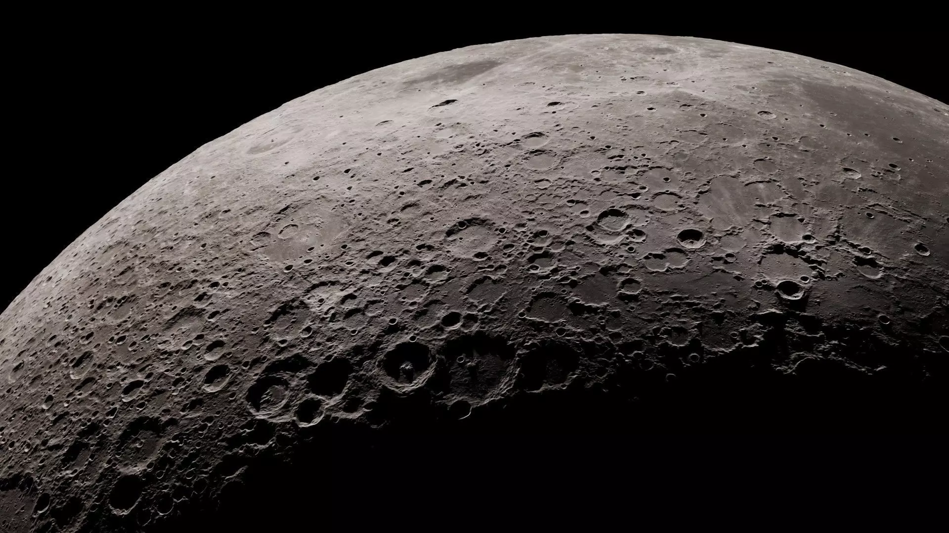 Moon 16K Photorealistic Low-poly 3D model_6