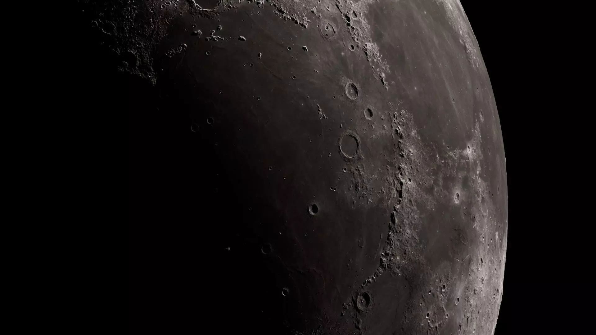 Moon 16K Photorealistic Low-poly 3D model_4