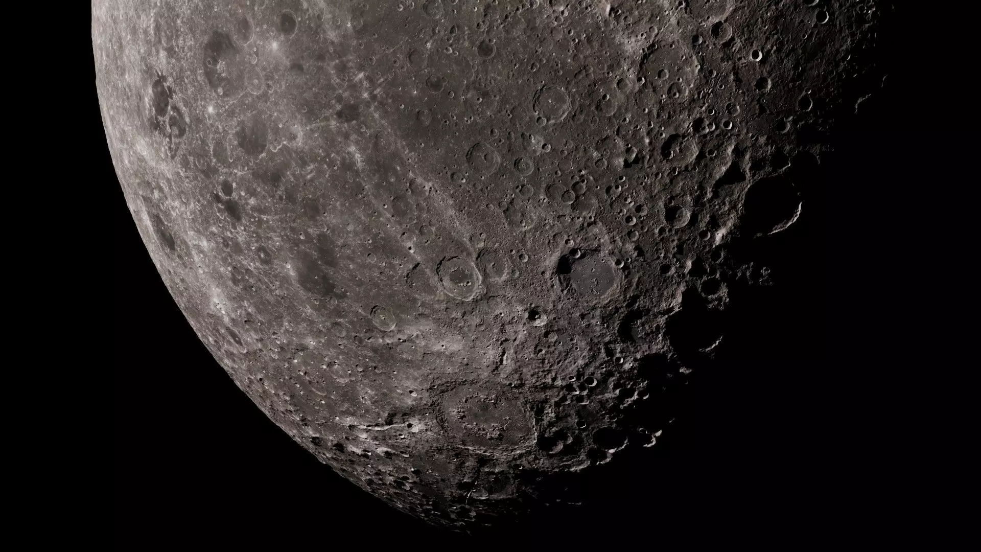 Moon 16K Photorealistic Low-poly 3D model_28