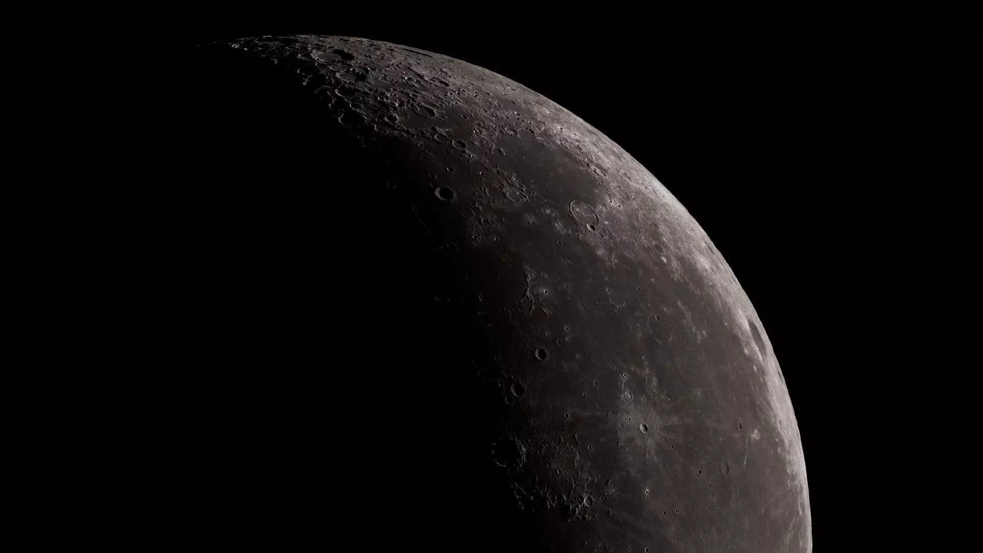 Moon 16K Photorealistic Low-poly 3D model_14