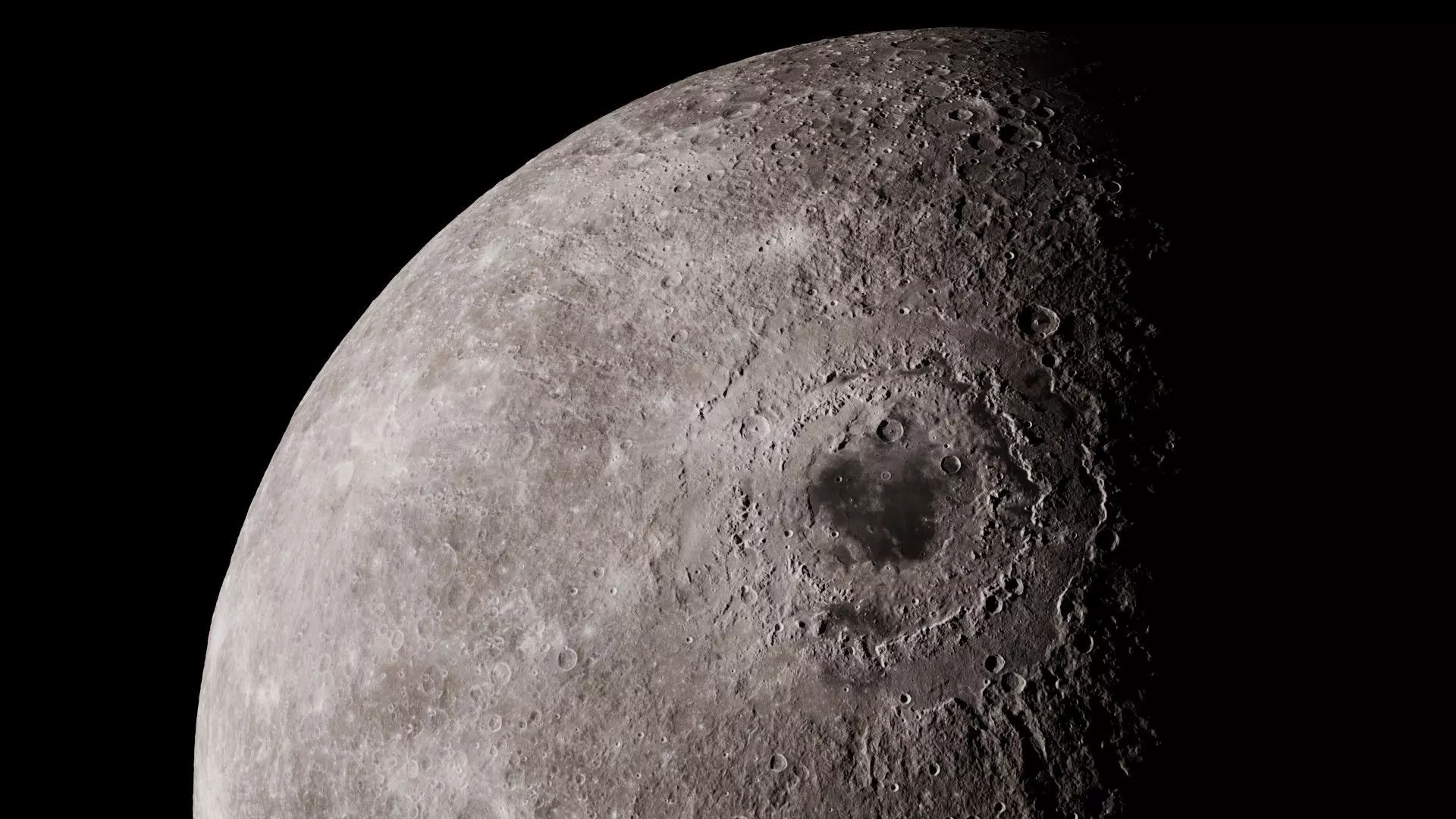 Moon 16K Photorealistic Low-poly 3D model_31