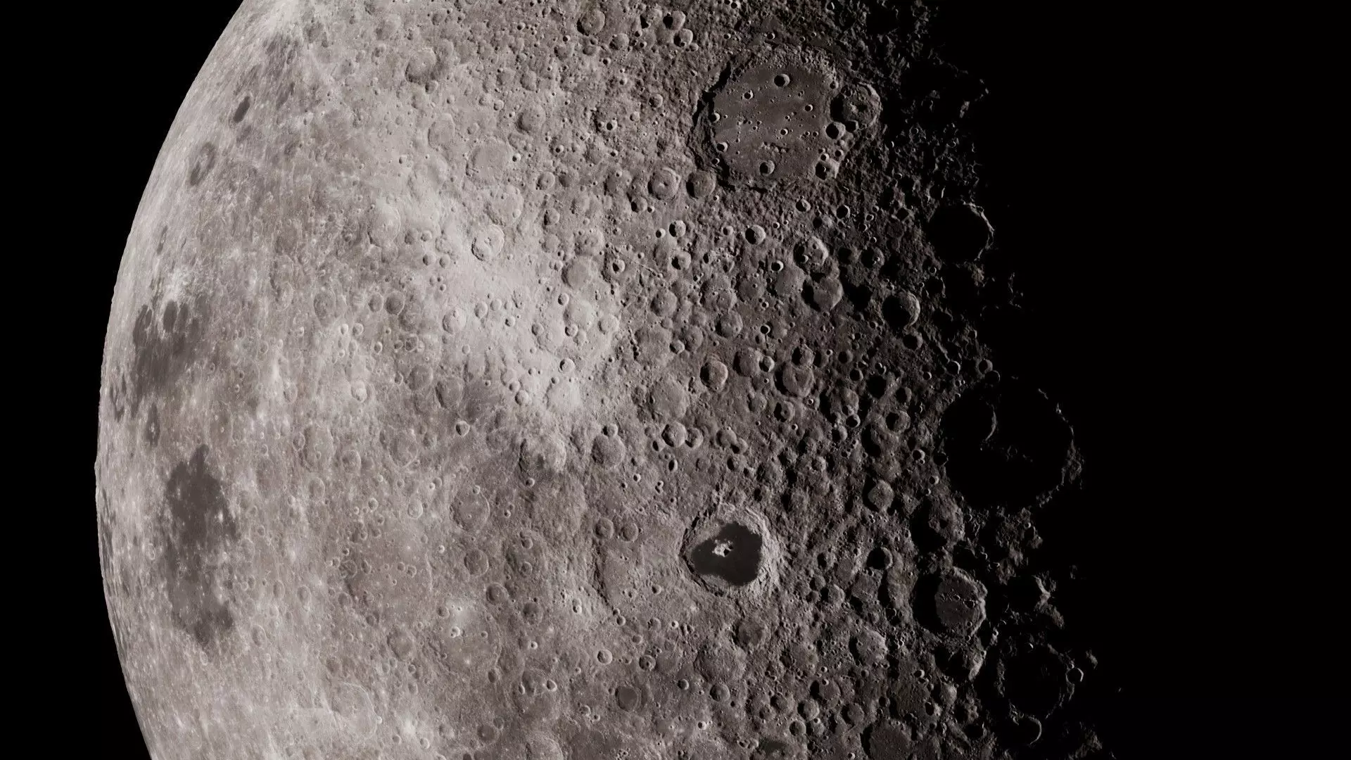 Moon 16K Photorealistic Low-poly 3D model_3