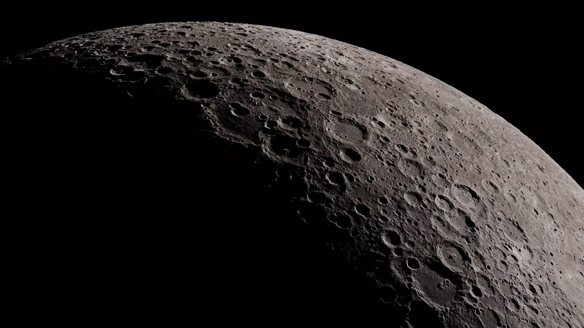 Moon 16K Photorealistic Low-poly 3D model_12