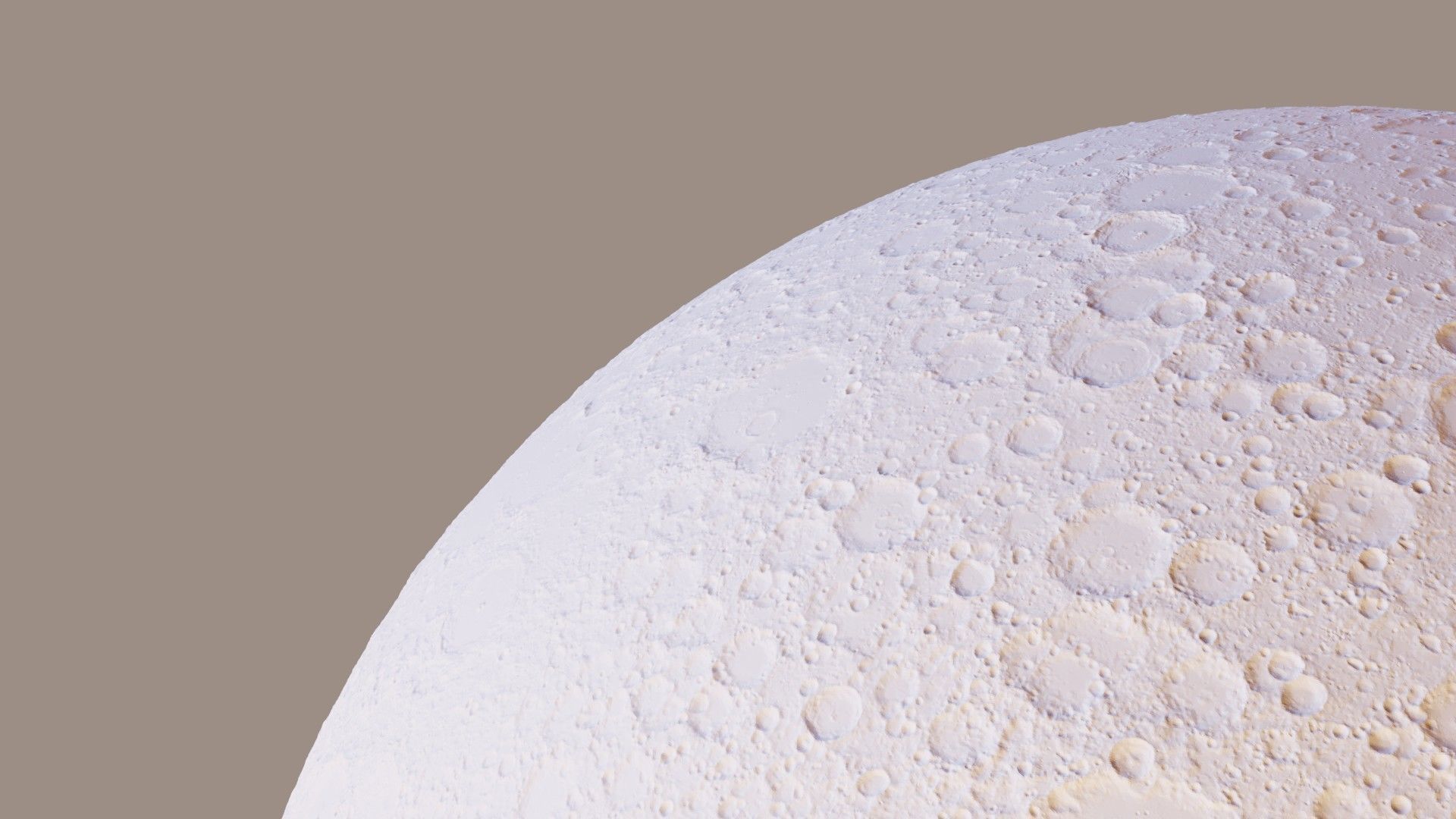 Moon 16K Photorealistic Low-poly 3D model_33
