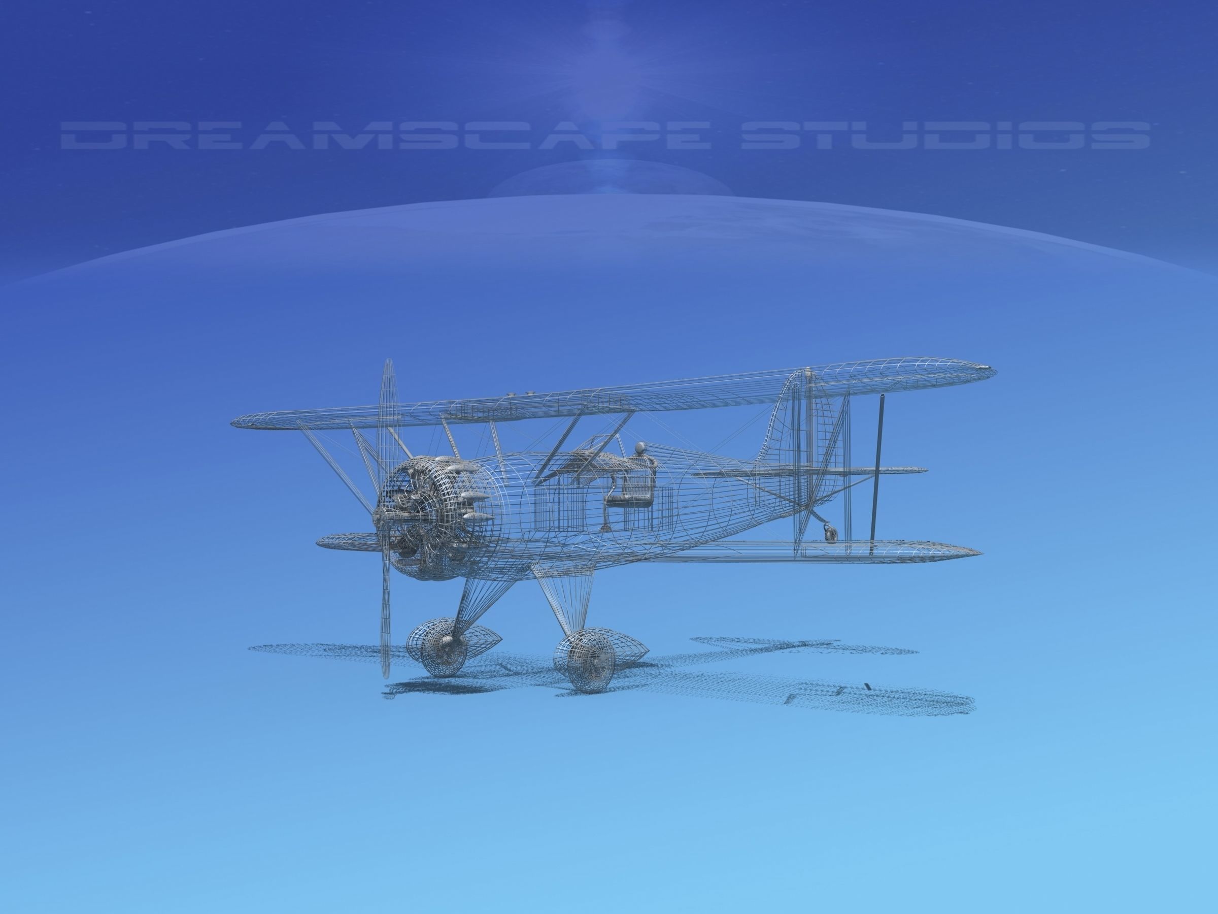 Waco YMF-5 V11 3D model_15