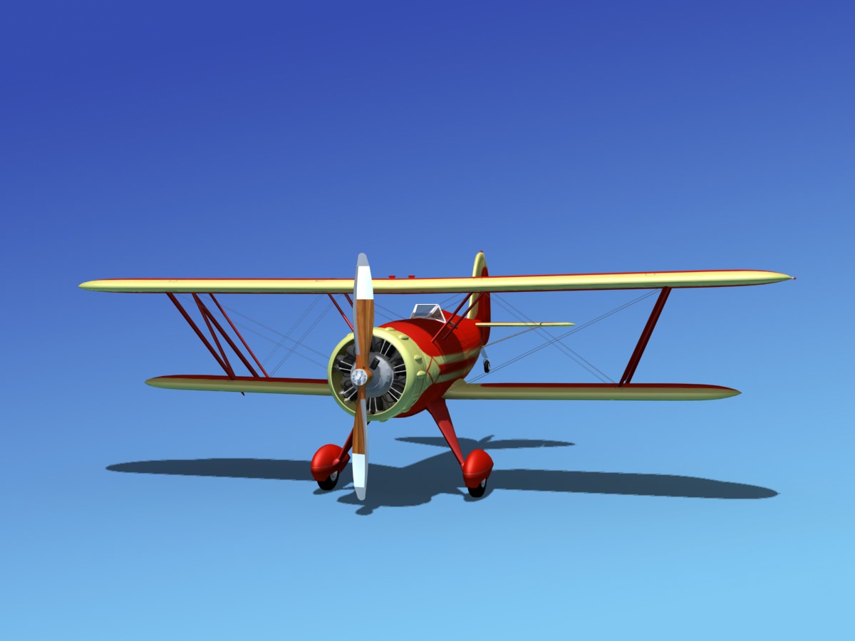 Waco YMF-5 V11 3D model_2