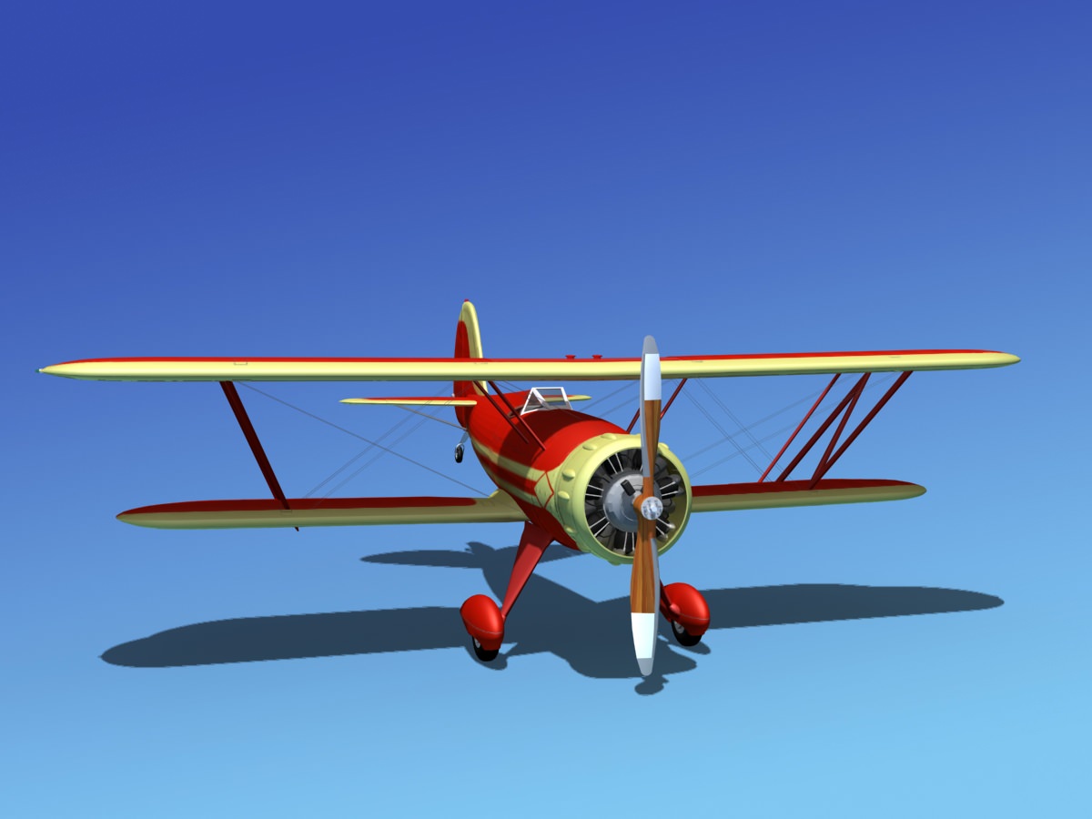 Waco YMF-5 V11 3D model_3