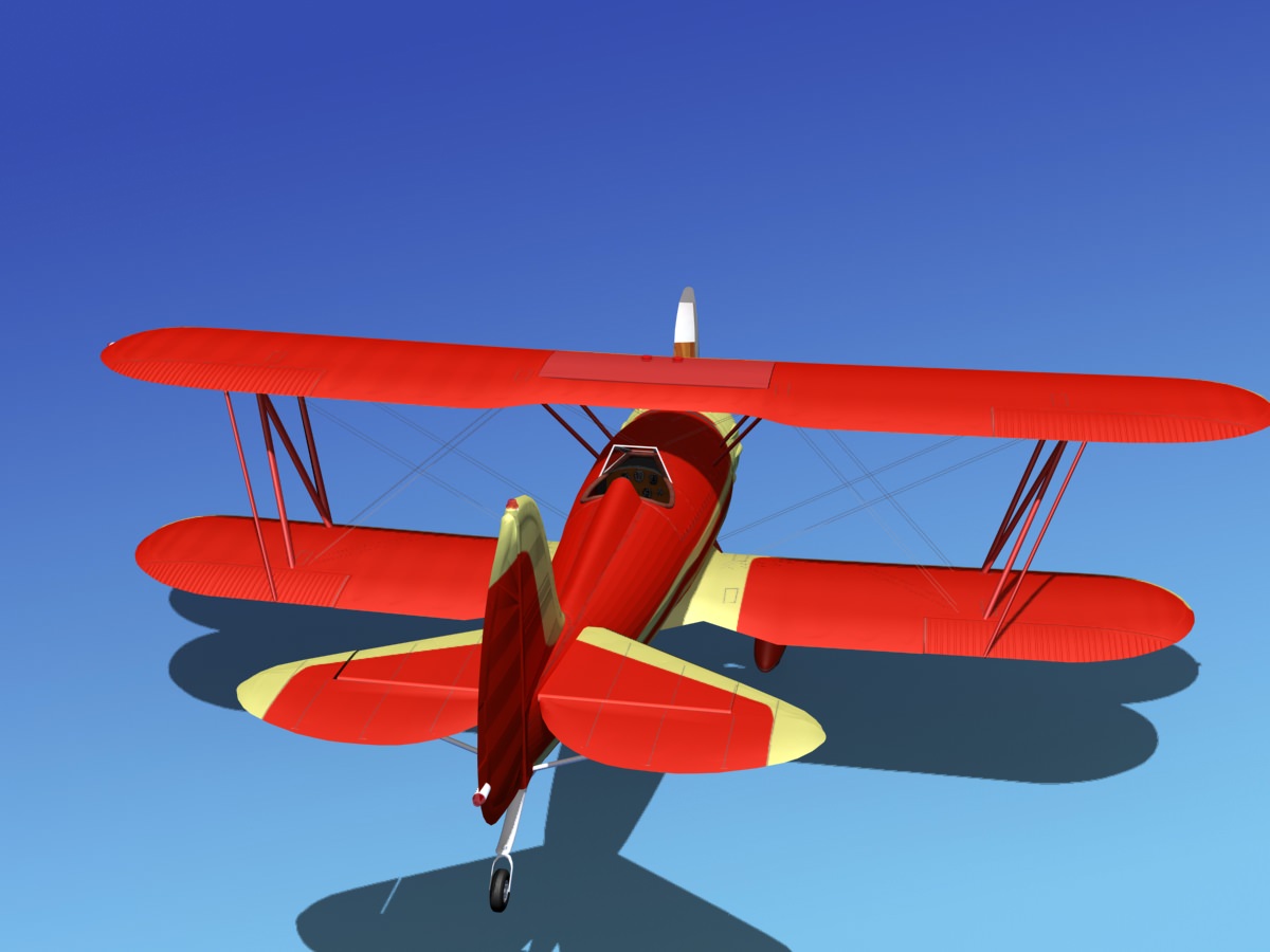 Waco YMF-5 V11 3D model_6