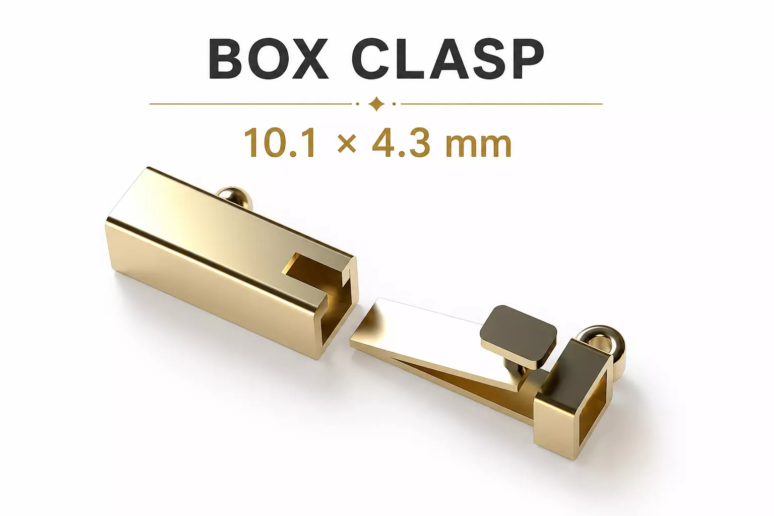 Box Clasp Mechanism 10mm 3D print model