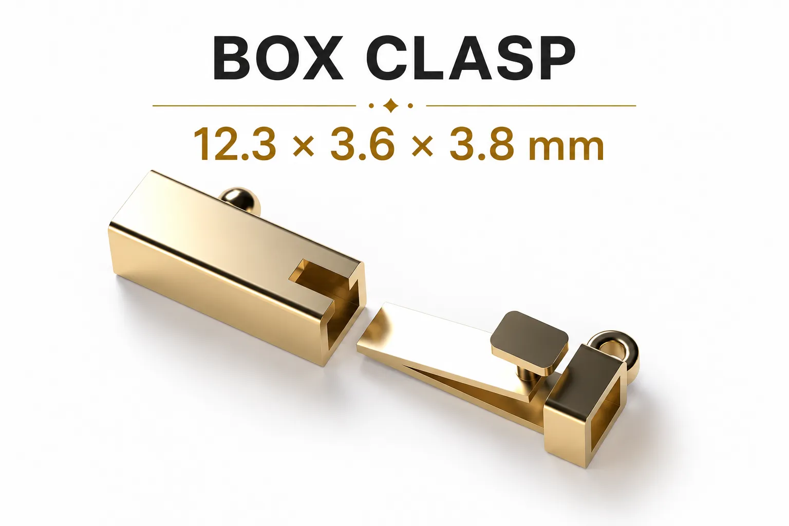 Box Clasp Mechanism 12mm 3D print model