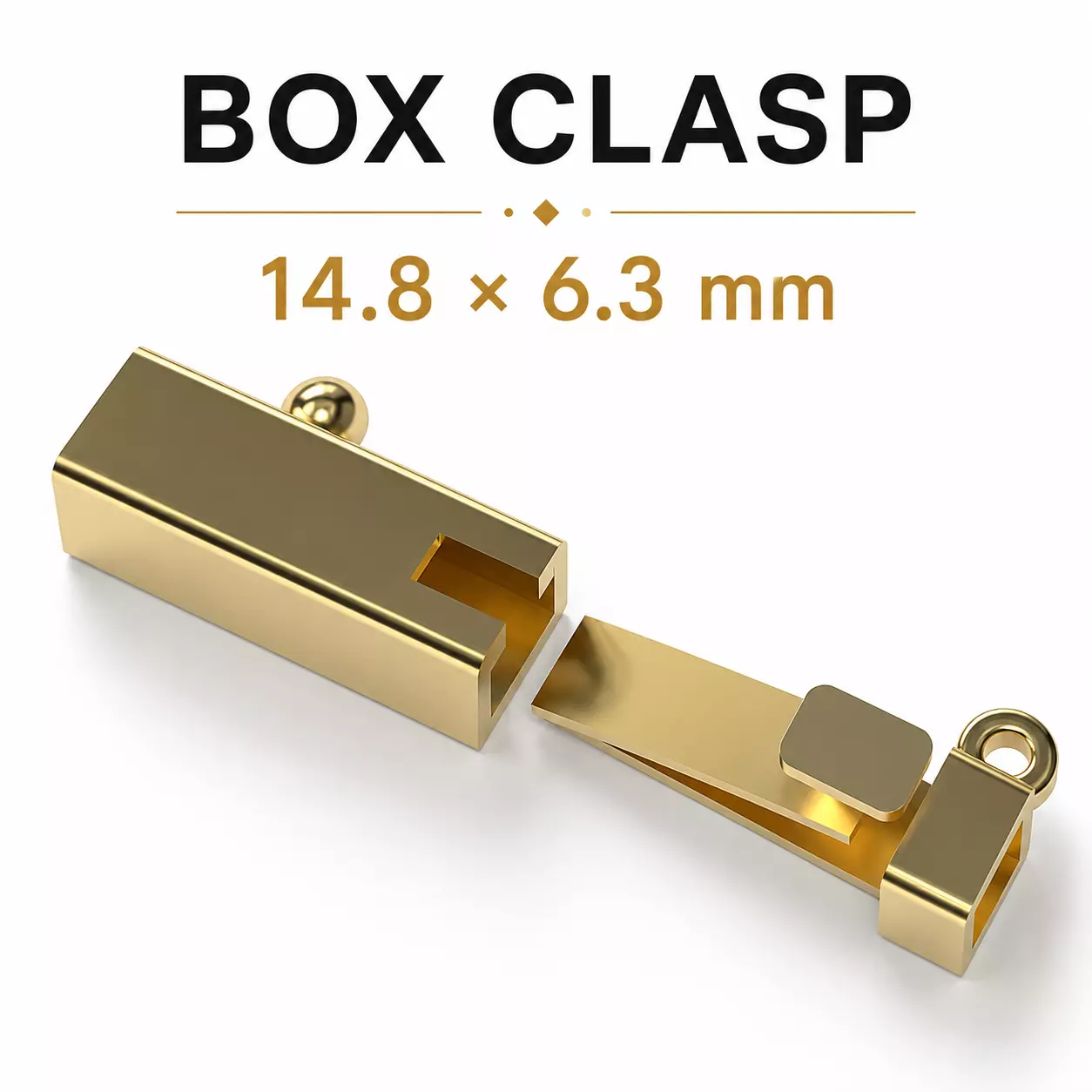 Box Clasp Mechanism 15mm 3D print model