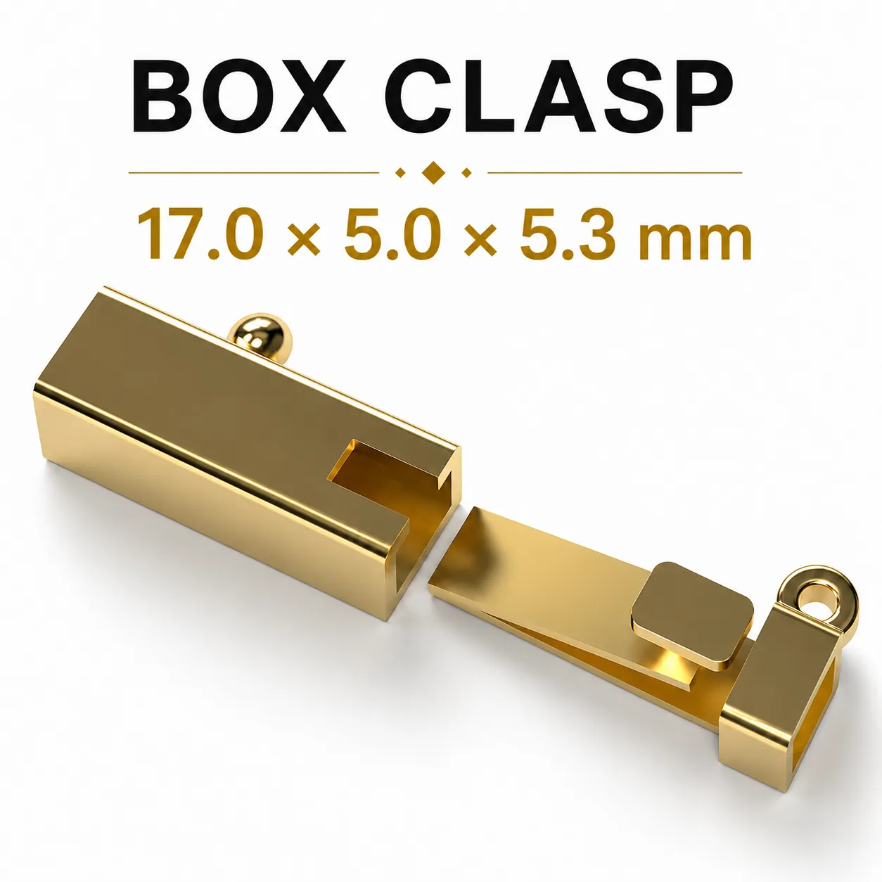 Box Clasp Mechanism 17mm 3D print model