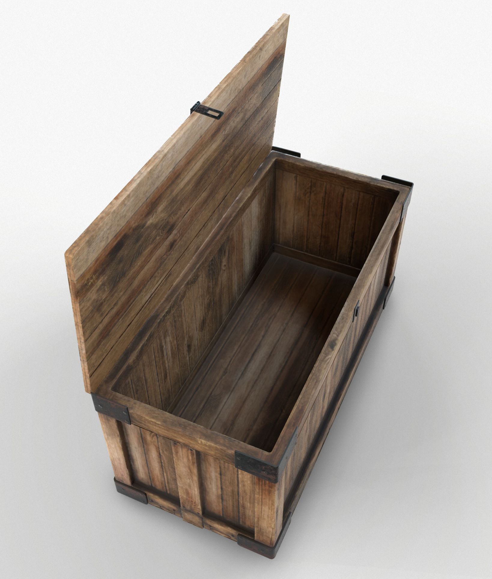 Retro Crate Collection Game Ready PBR Textures Low Poly Low-poly 3D model_29