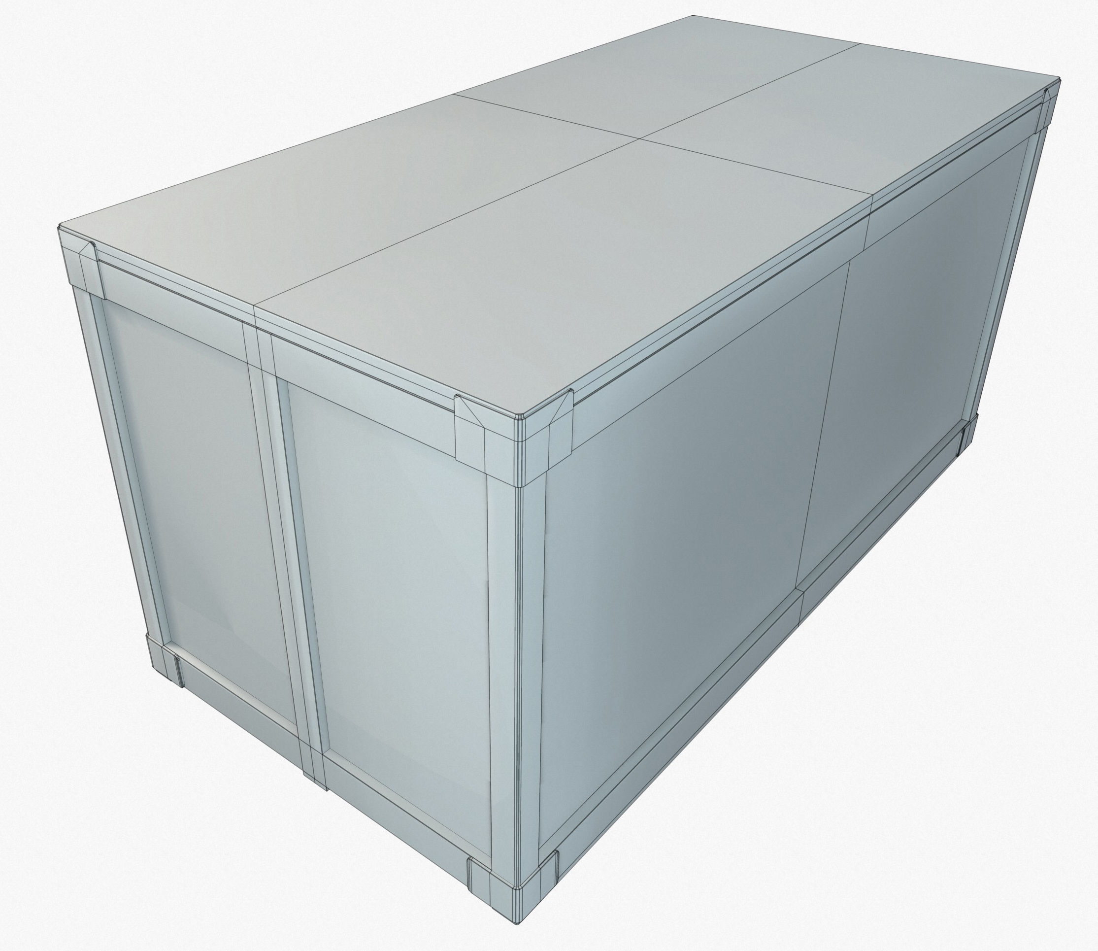 Retro Crate Collection Game Ready PBR Textures Low Poly Low-poly 3D model_47