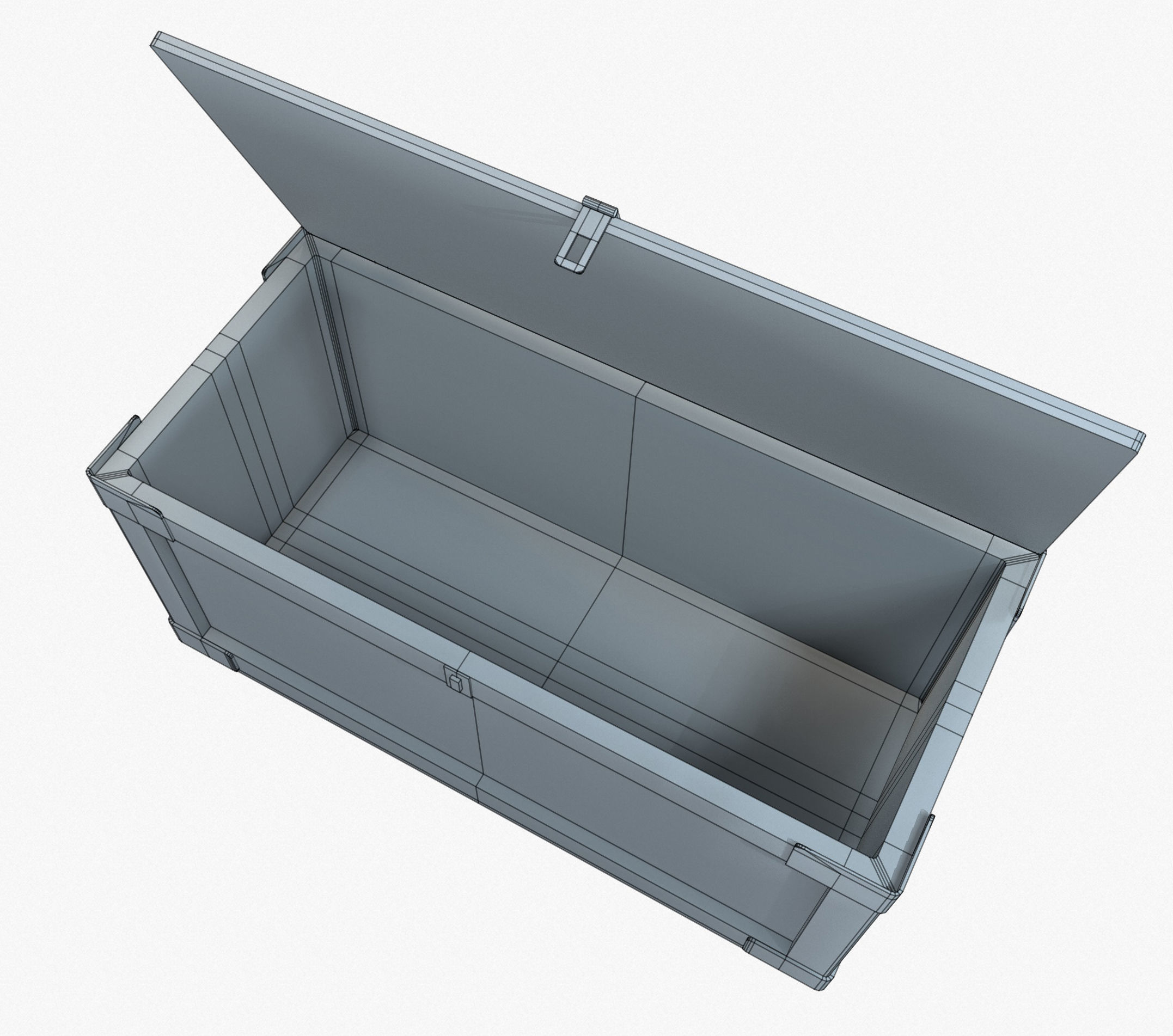 Retro Crate Collection Game Ready PBR Textures Low Poly Low-poly 3D model_32