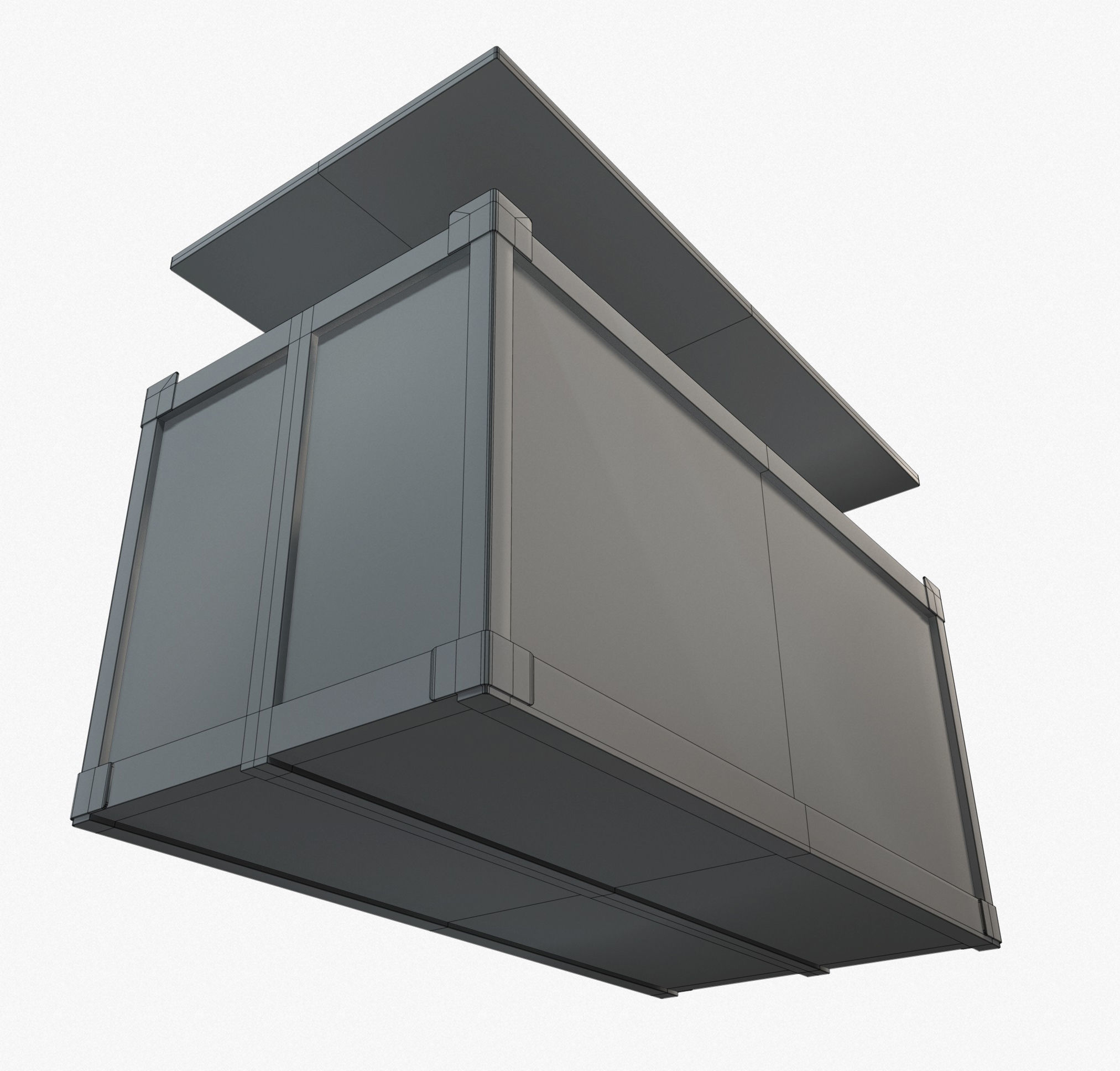 Retro Crate Collection Game Ready PBR Textures Low Poly Low-poly 3D model_45