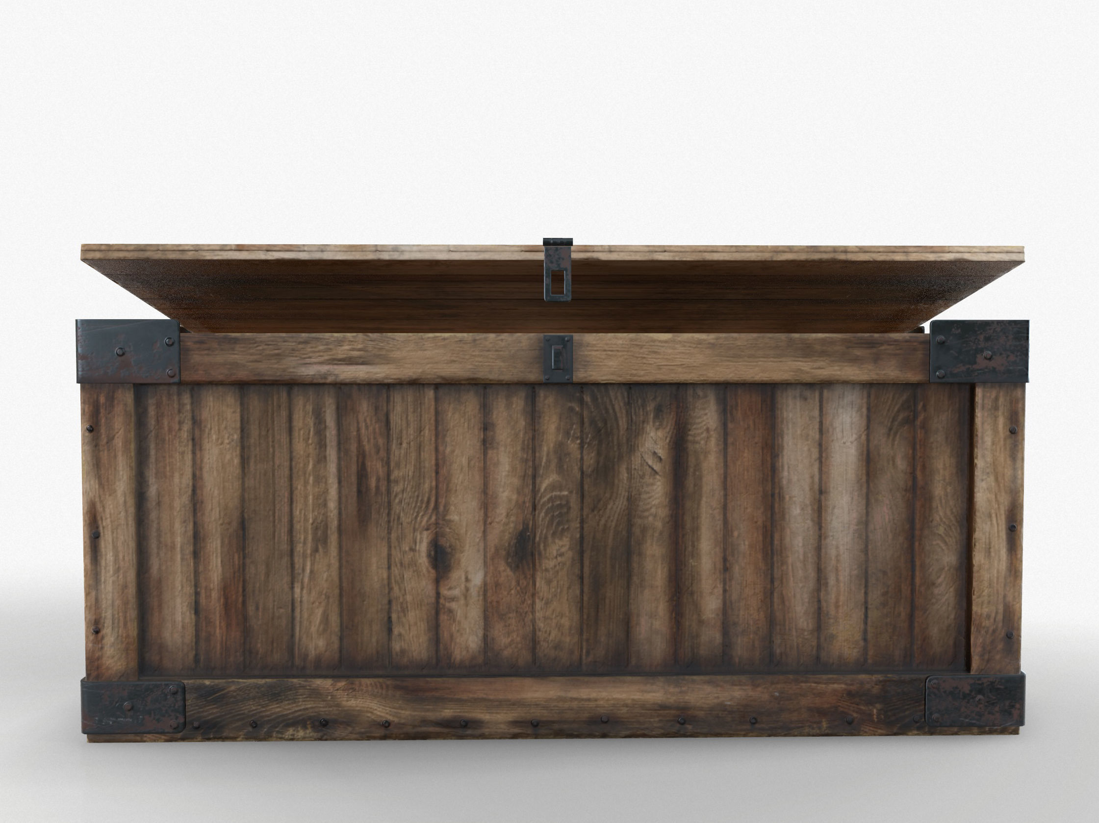 Retro Crate Collection Game Ready PBR Textures Low Poly Low-poly 3D model_25