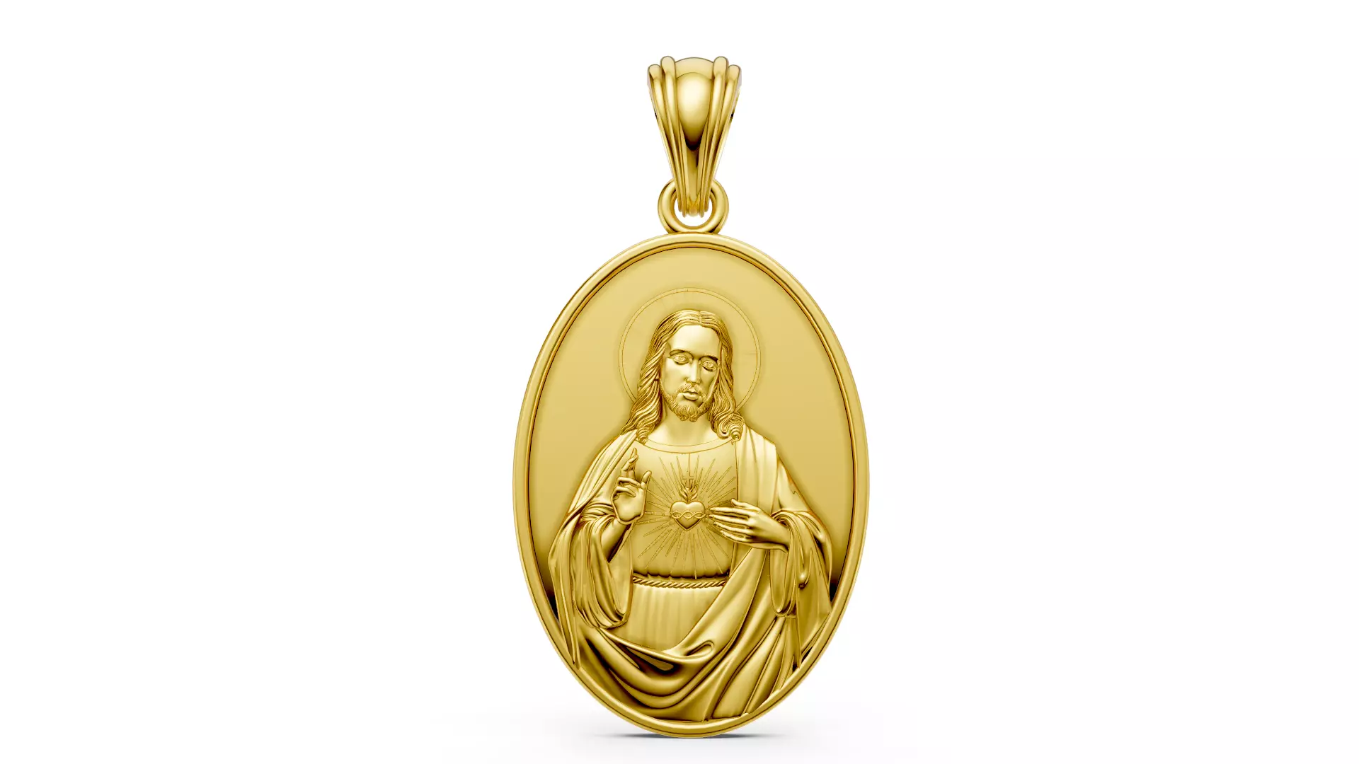 PRINTABLE SACRED HEART OF JESUS 3D print model