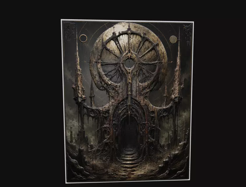 The Star Castle 3D Printable Relief 3D print model