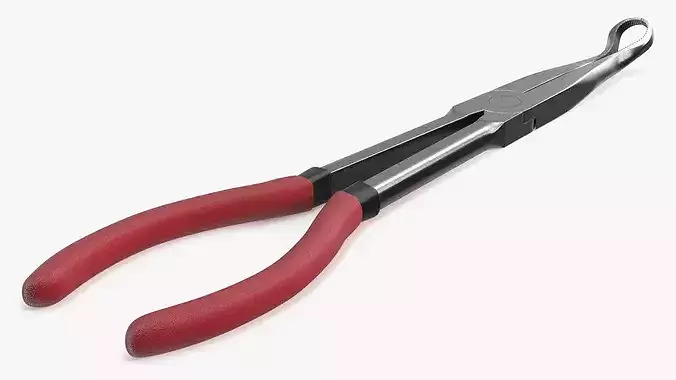 Automotive Spark Plug Boot Puller with Rubber Grip 3D model 5