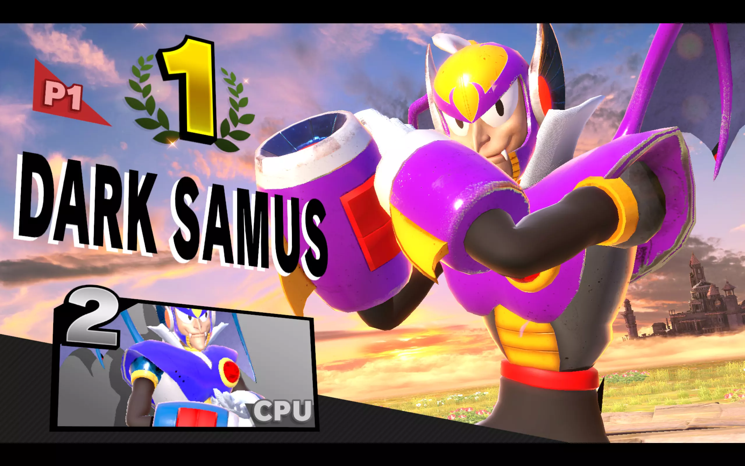 Klinger DKC2 and Shademan Megaman 7 Smash MOD Pack 2 Free low-poly 3D model
