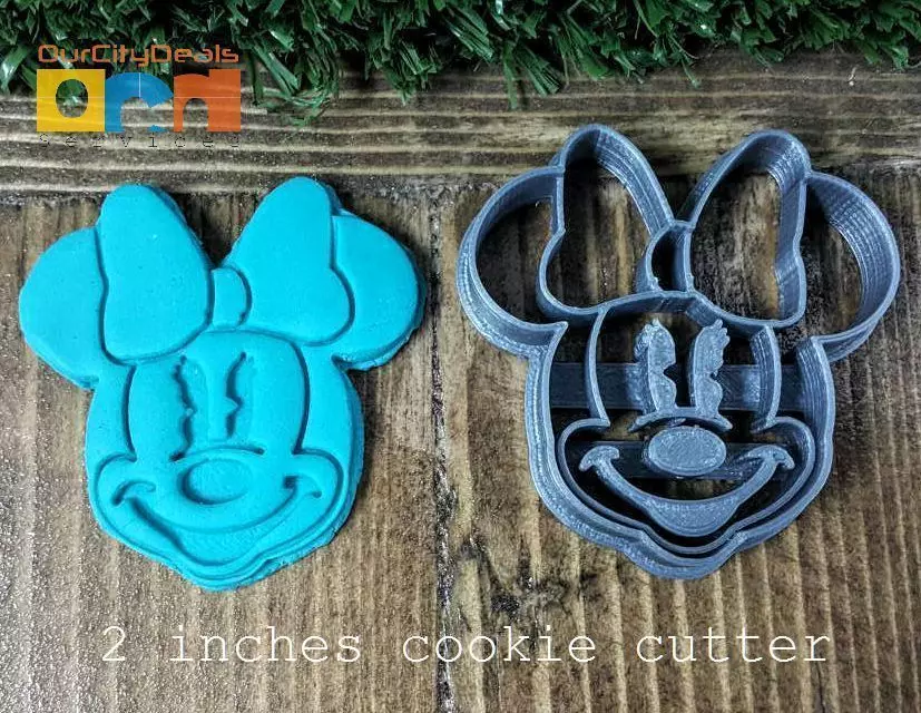 Mini Mouse head cookie cutter 3D print model