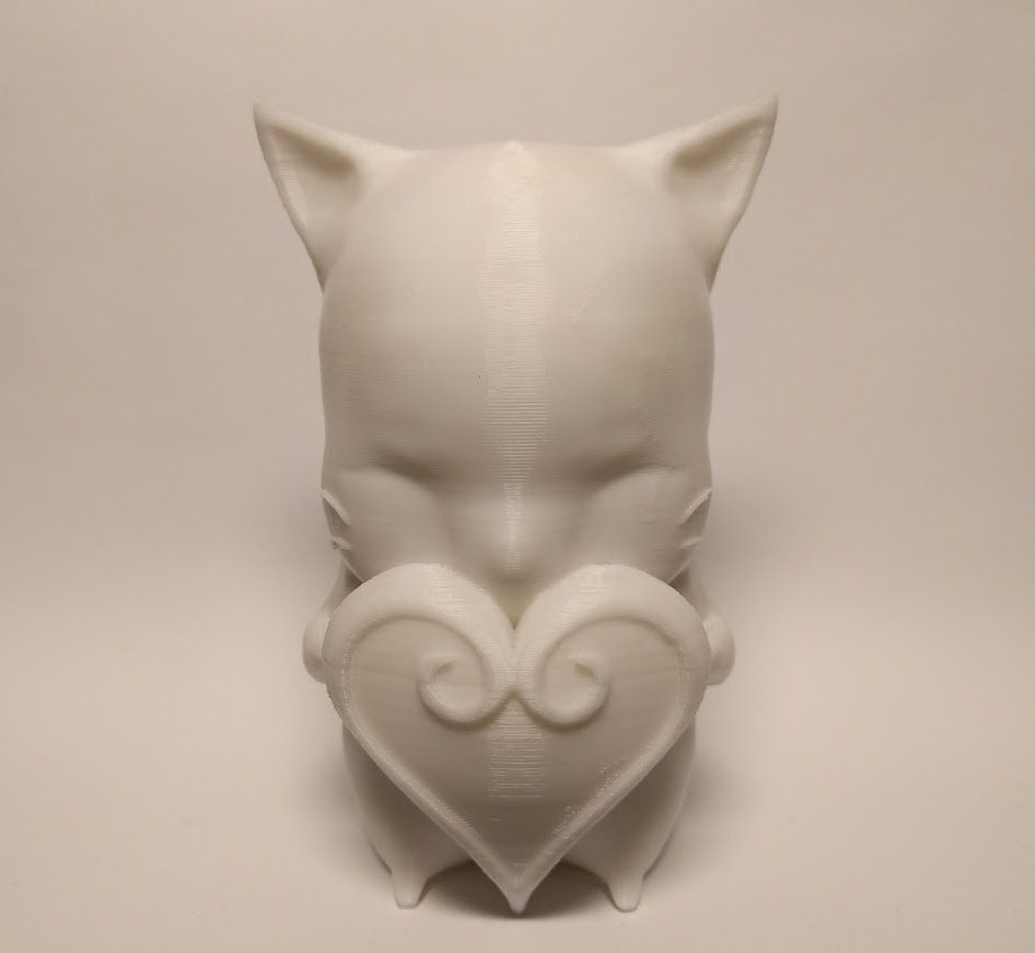 Valentine Moogle Free 3D print model_1