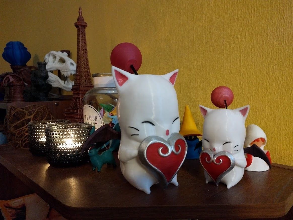 Valentine Moogle Free 3D print model_3