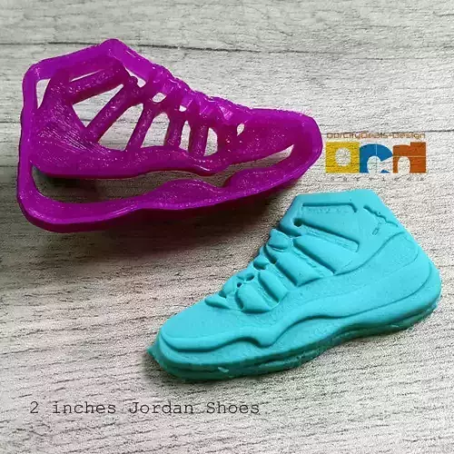 Jordan Shoes improved cookie cutter 3D print model