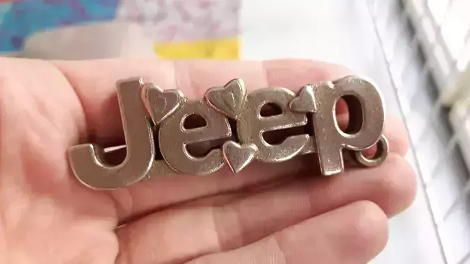 Jeep Keychain  3D print model