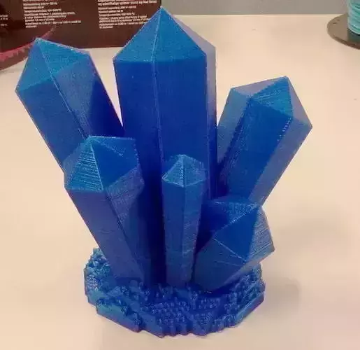 Crystal cluster Free 3D print model