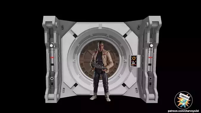  Star Wars Raddus Escape Pod Bay Diorama for action figures