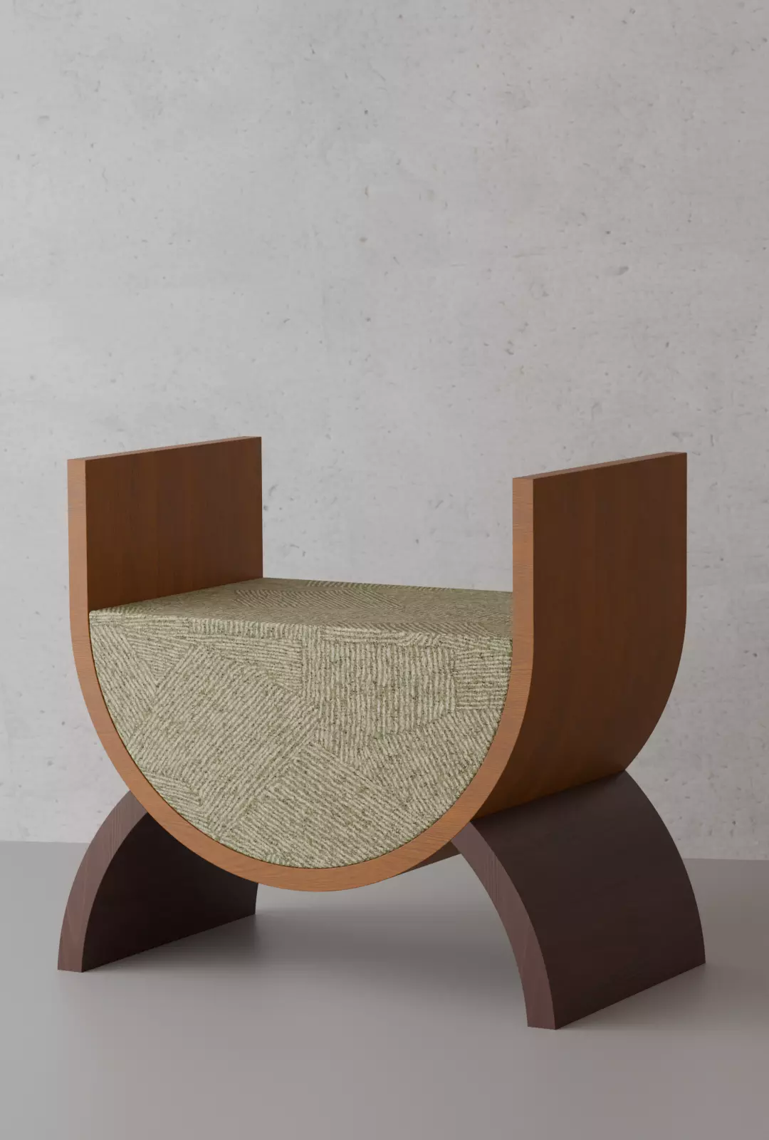 Crescent Lounge Chair 3D model