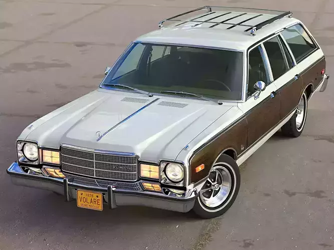 Plymouth Volare Wagon 1976 3D model