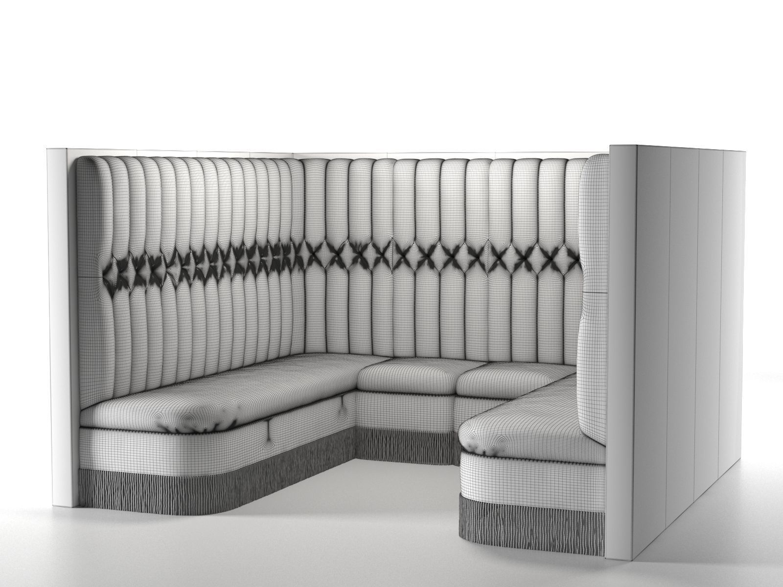 Private Booth 3D model_3
