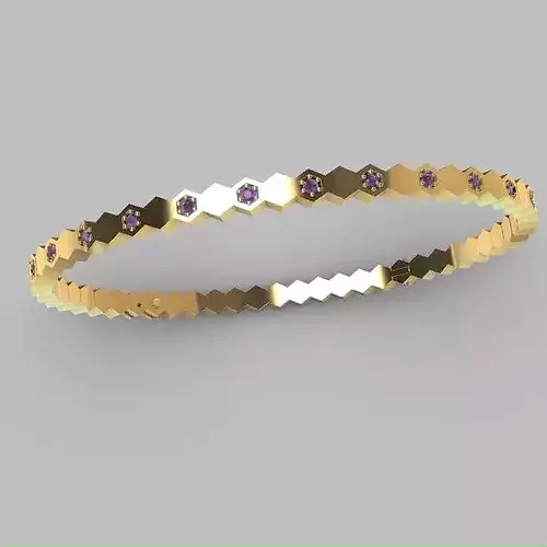 Bee My Love Bracelet 3D print model