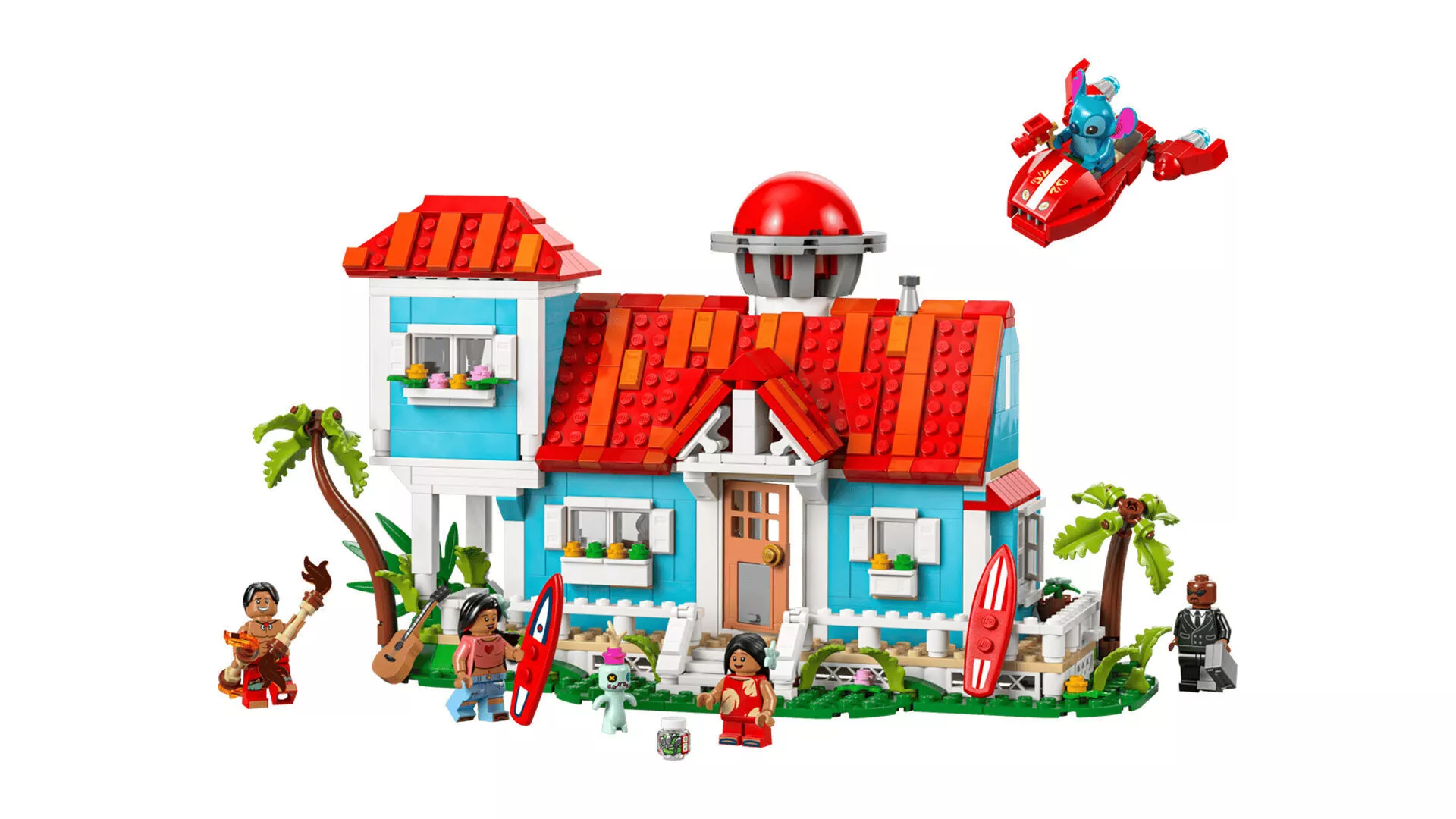 TwindBricks3D - 43268 Lilo and Stitch Beach House 3D print model