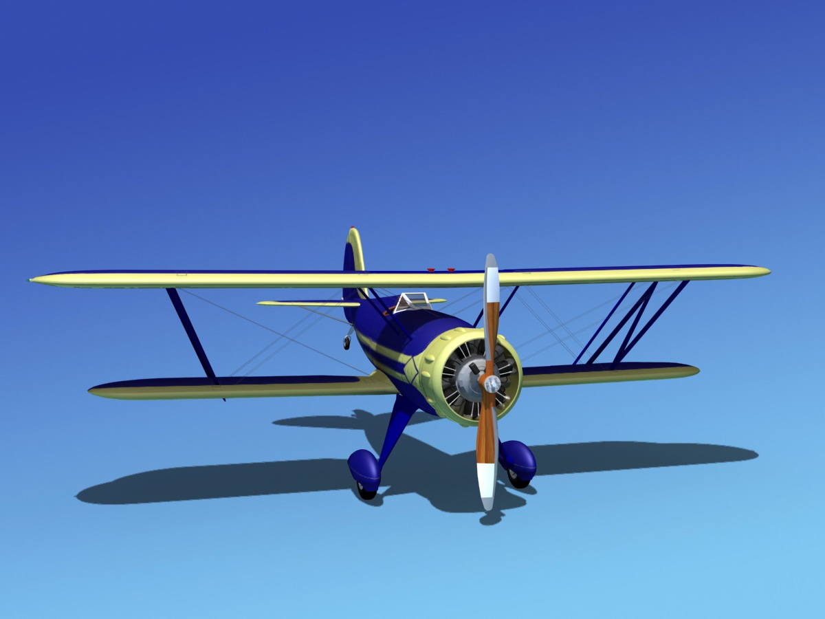 Waco YMF-5 V13 3D model_3