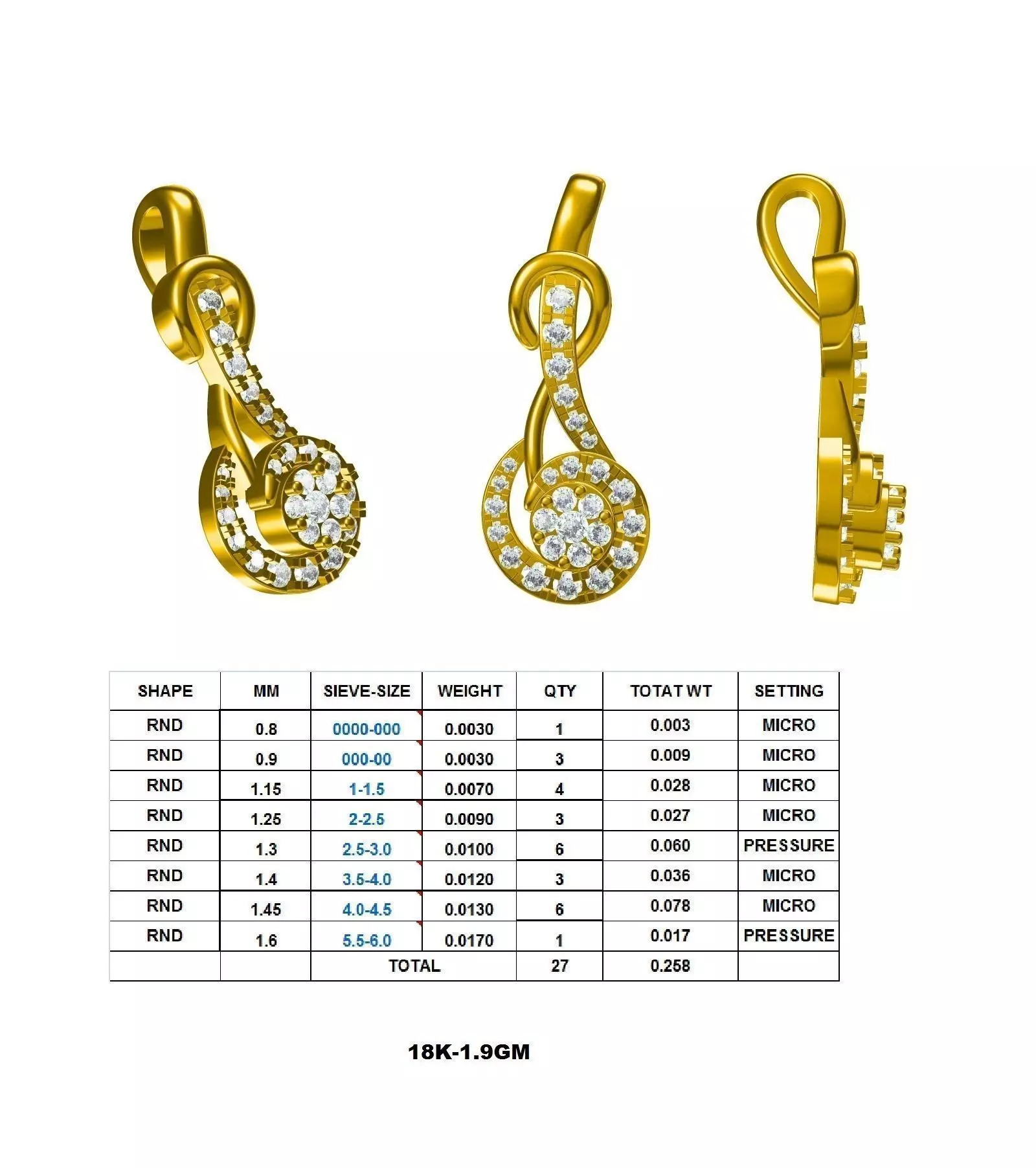 DIAMOND RING 3D print model