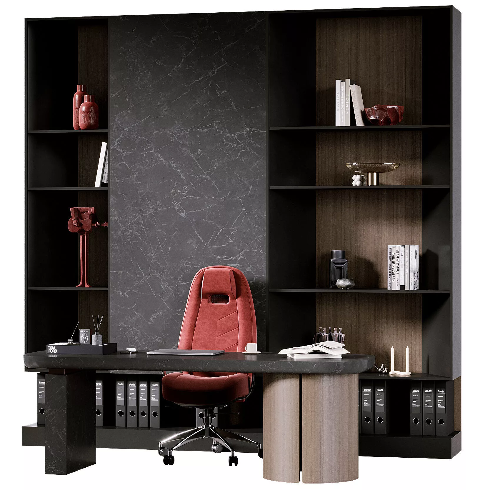 Boss Desk - Office Furniture 54 3D model