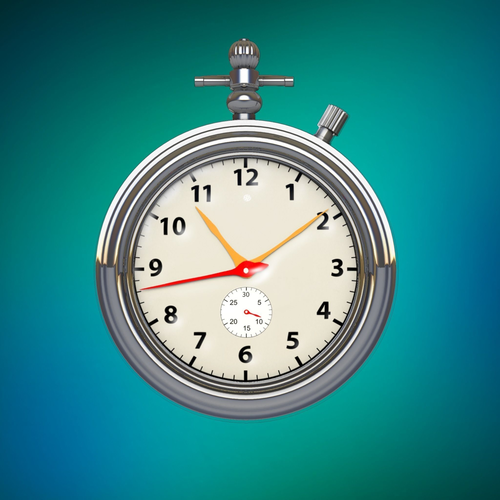 StopWatch 3D Low-poly 3D model