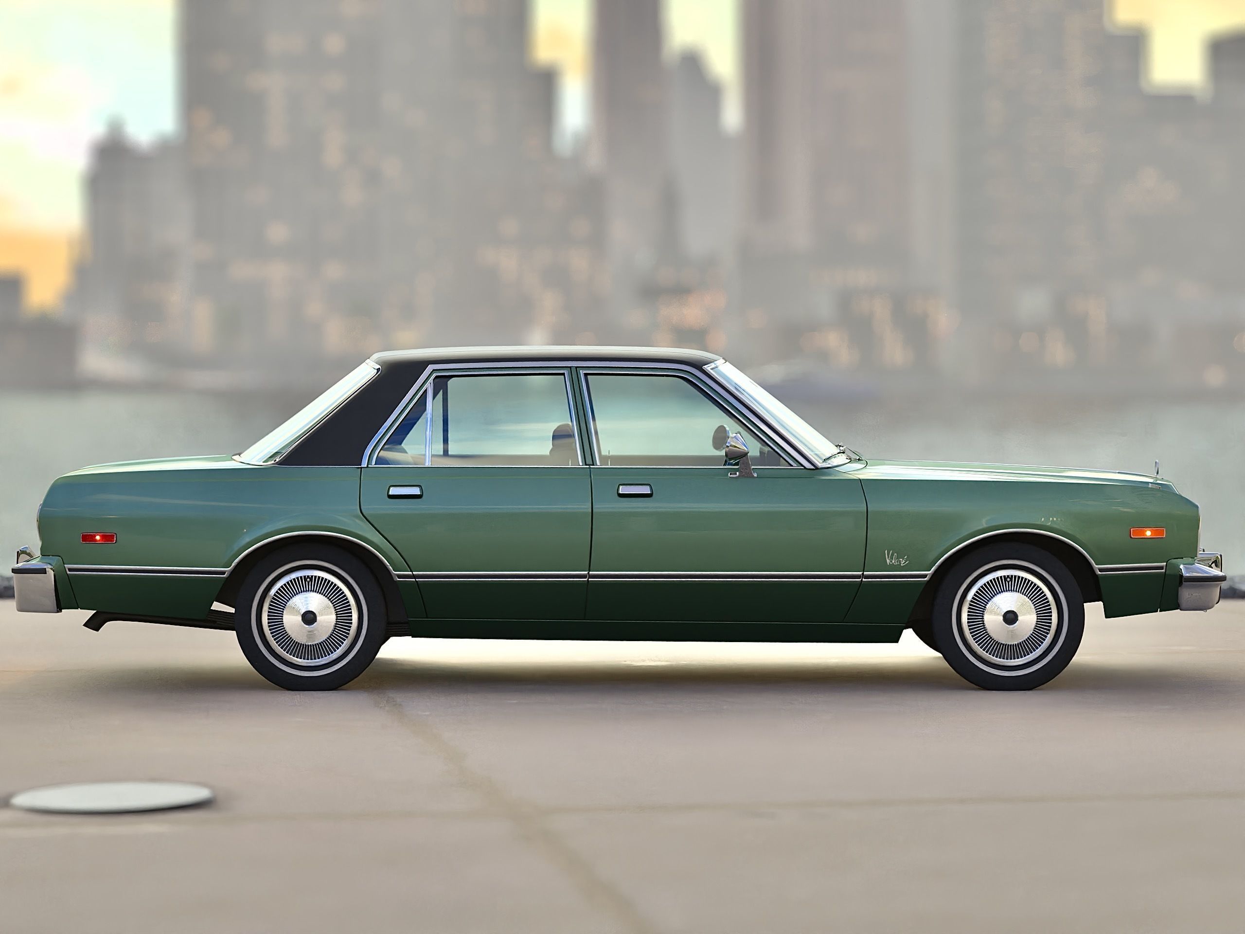 Plymouth Volare 1976 3D model_3