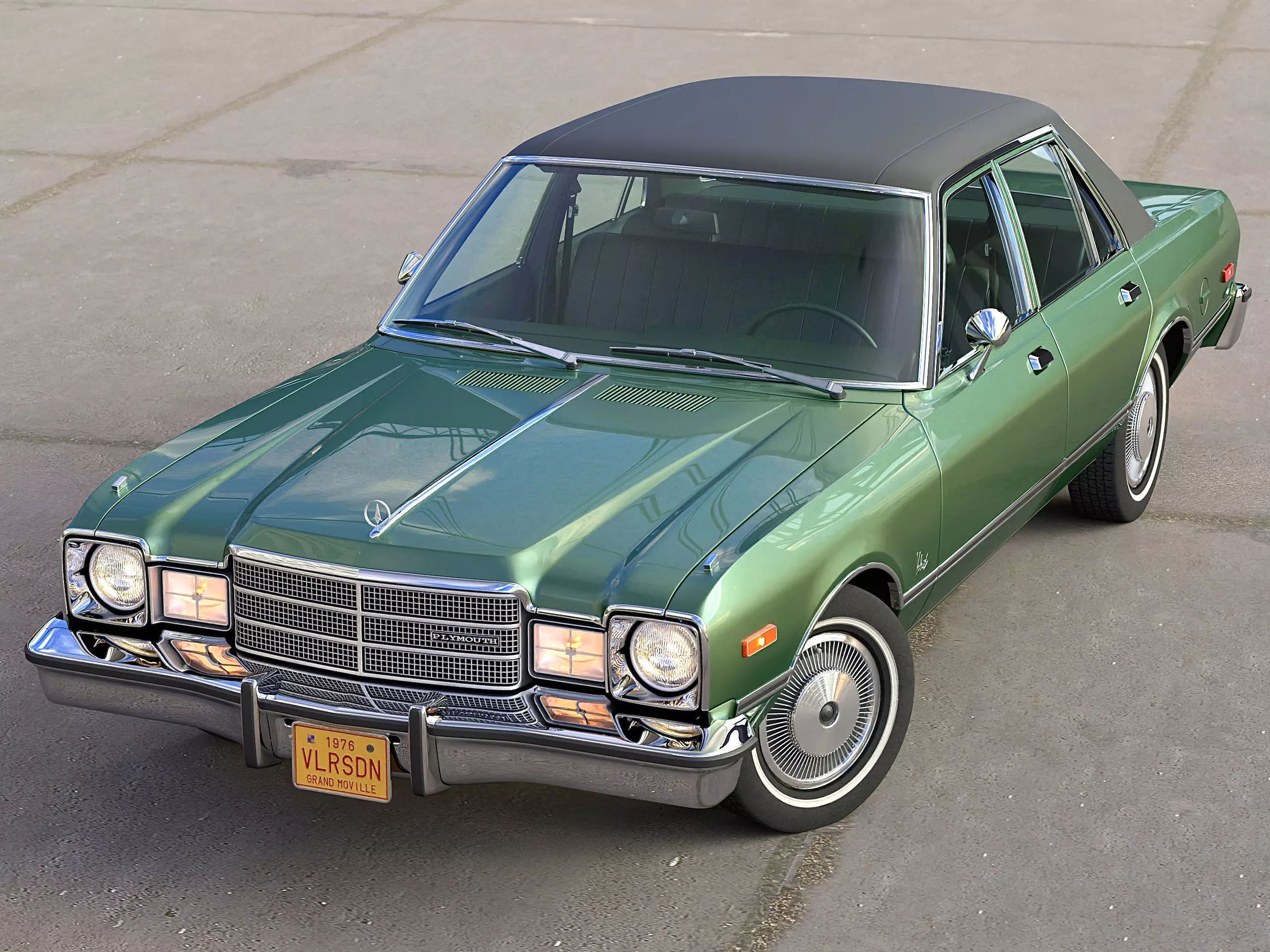Plymouth Volare 1976 3D model_0